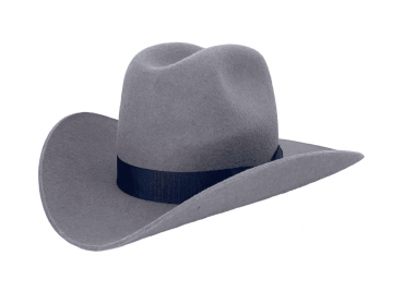 Westernhut Rodeo in Grau