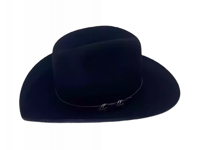 Westernhut Rodeo Schwarz Mit Lederhutband