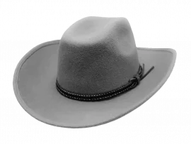 Westernhut Montana Grau Mit Bidee
