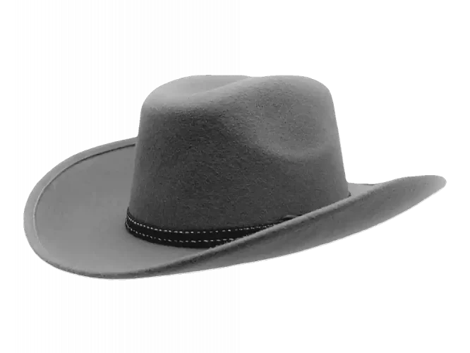 Westernhut Montana Grau Mit Bidee