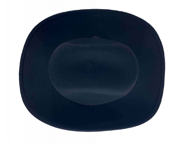 Westernhut Montana mit Bridee in Schwarz
