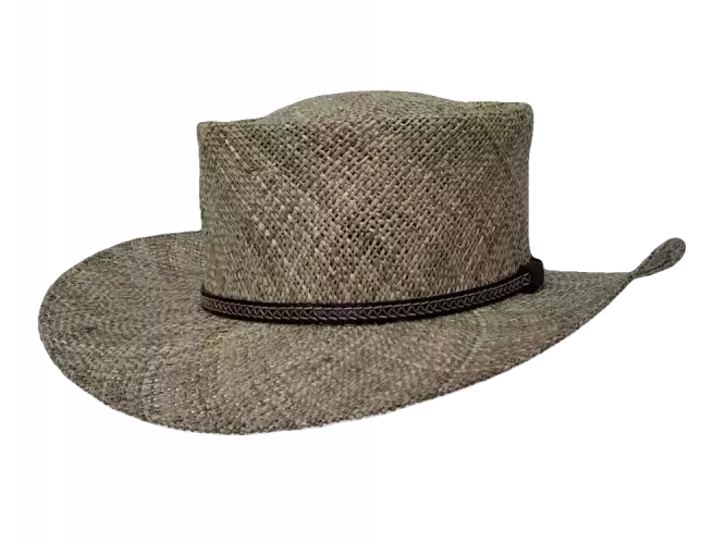 Old West Western Strohhut "American Pioneer„ aus Seegras