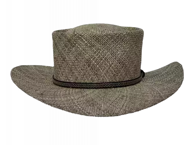 Old West Western Strohhut "American Pioneer„ aus Seegras