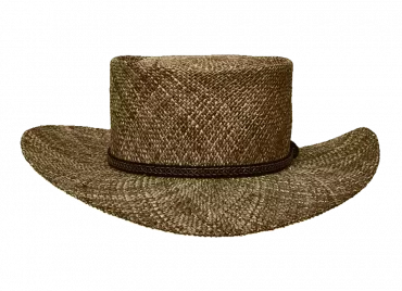 Old West Western Strohhut "American Pioneer„ aus Seegras