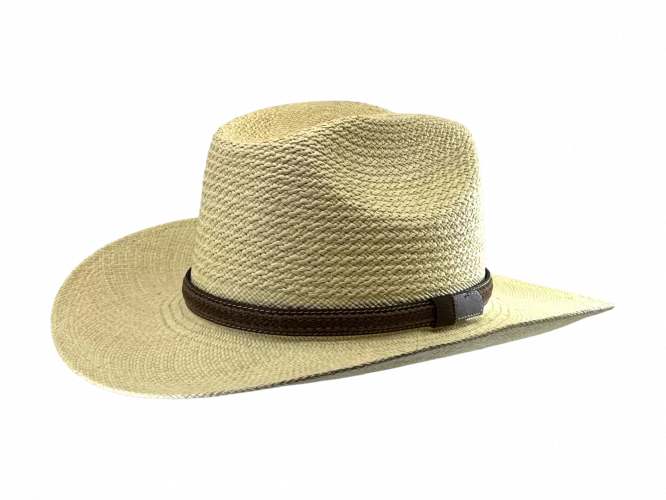Westernhut aus Panamastroh