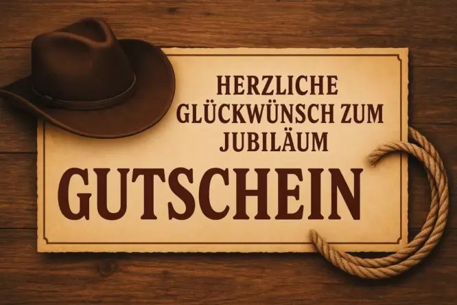 Gutschein Zum Jubiläum